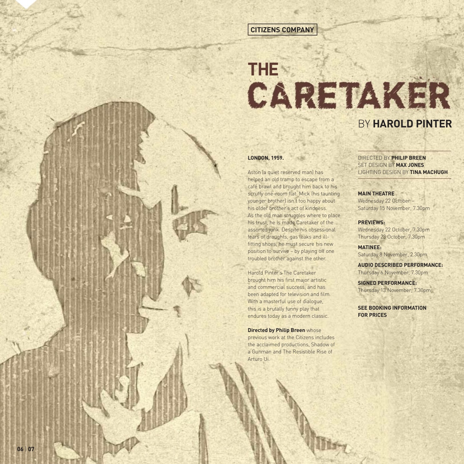 The Caretaker (Citizens Theatre)