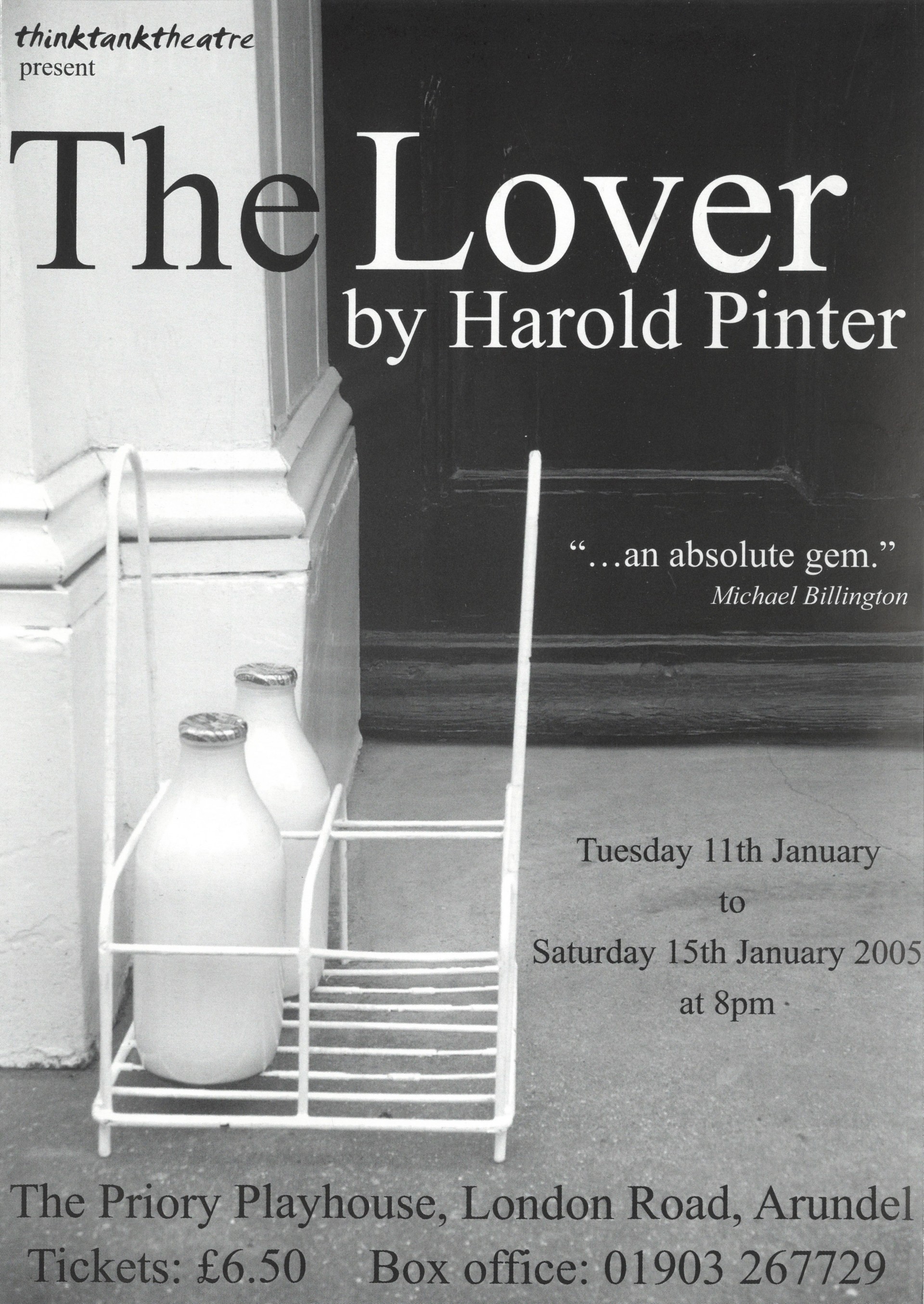 The Lover (Priory Playhouse)