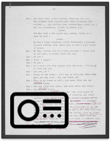 The Servant [radio script]